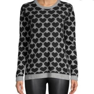 PLY 100% Cashmere Heart Sweater